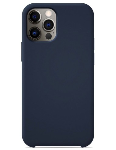 Coque en silicone Soft Touch Bleu nuit