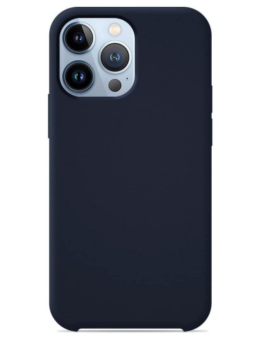 Coque en silicone Soft Touch Bleu nuit