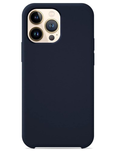 Coque en silicone Soft Touch Bleu nuit