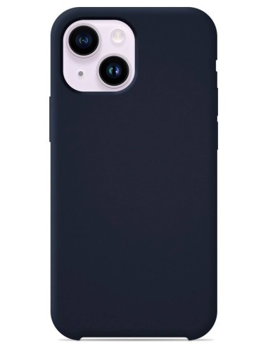 Coque en silicone Soft Touch Bleu nuit