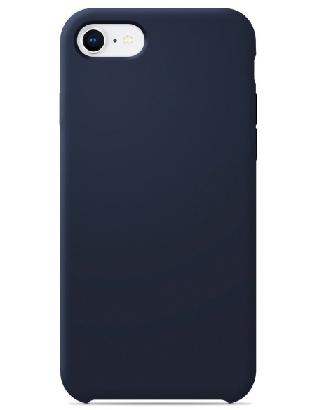 Coque en silicone Soft Touch Bleu nuit pour Apple iPhone 7 Plus