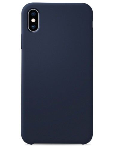 Coque en silicone Soft Touch Bleu nuit