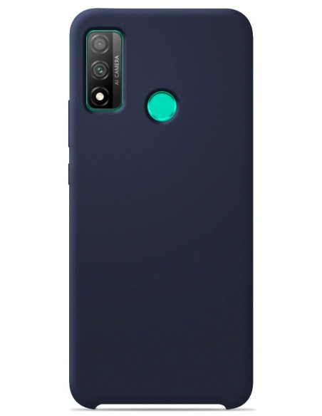 Coque en silicone Soft Touch Bleu nuit pour Huawei P Smart 2020