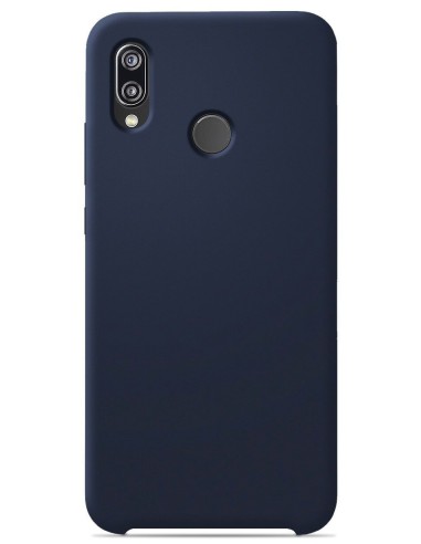 Coque en silicone Soft Touch Bleu nuit