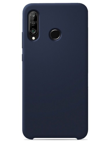 Coque en silicone Soft Touch Bleu nuit