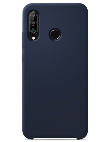 Coque en silicone Soft Touch Bleu nuit