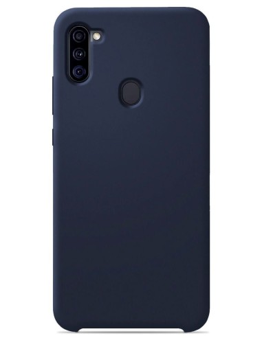 Coque en silicone Soft Touch Bleu nuit