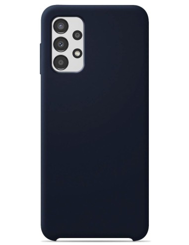 Coque en silicone Soft Touch Bleu nuit