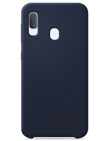 Coque en silicone Soft Touch Bleu nuit