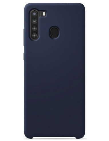 Coque en silicone Soft Touch Bleu nuit