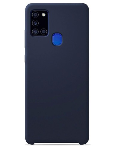 Coque en silicone Soft Touch Bleu nuit