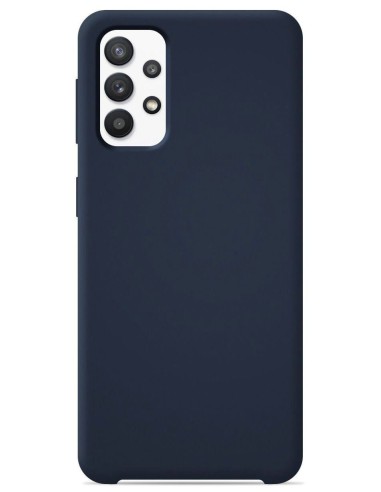 Coque en silicone Soft Touch Bleu nuit