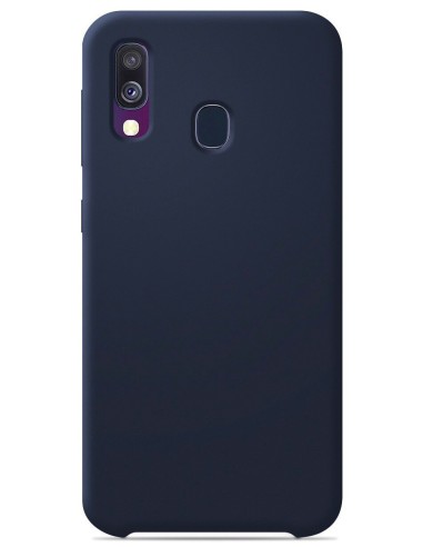 Coque en silicone Soft Touch Bleu nuit