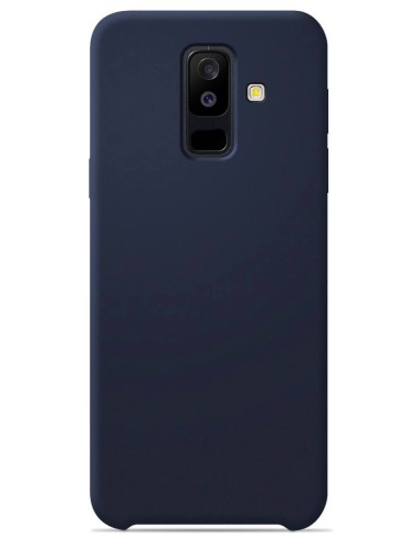 Coque en silicone Soft Touch Bleu nuit