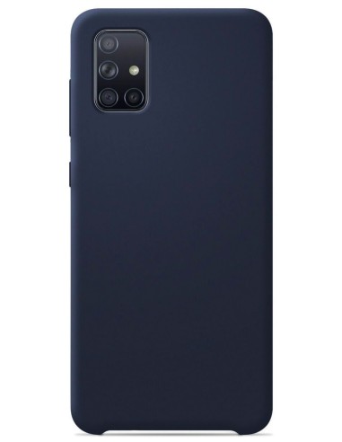 Coque en silicone Soft Touch Bleu nuit