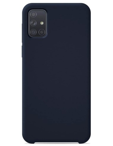 Coque en silicone Soft Touch Bleu nuit