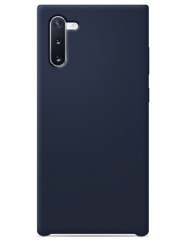 Coque en silicone Soft Touch Bleu nuit