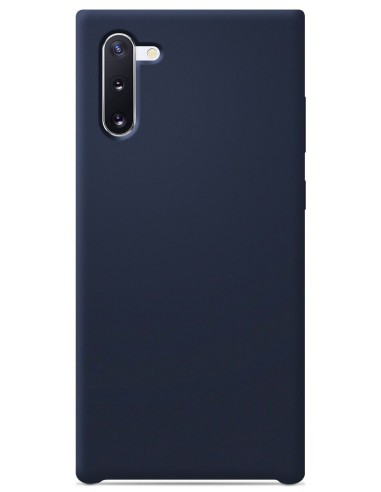 Coque en silicone Soft Touch Bleu nuit