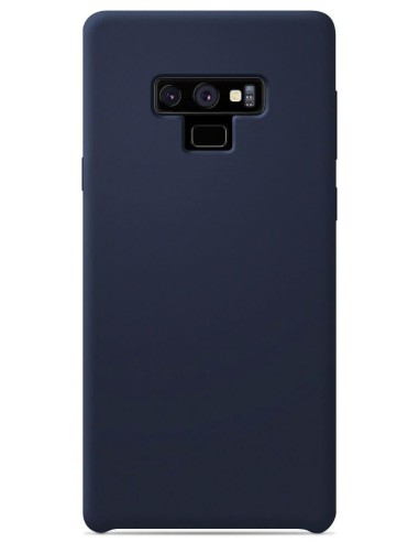 Coque en silicone Soft Touch Bleu nuit