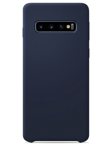 Coque en silicone Soft Touch Bleu nuit