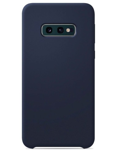 Coque en silicone Soft Touch Bleu nuit