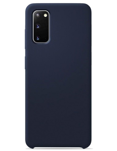 Coque en silicone Soft Touch Bleu nuit