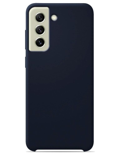 Coque en silicone Soft Touch Bleu nuit