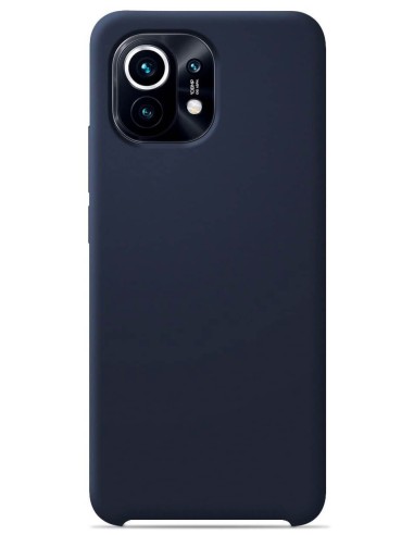 Coque en silicone Soft Touch Bleu nuit