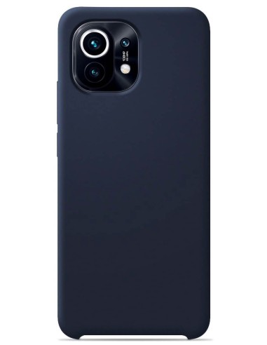 Coque en silicone Soft Touch Bleu nuit