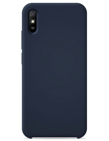 Coque en silicone Soft Touch Bleu nuit