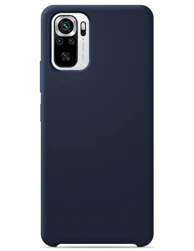 Coque en silicone Soft Touch Bleu nuit