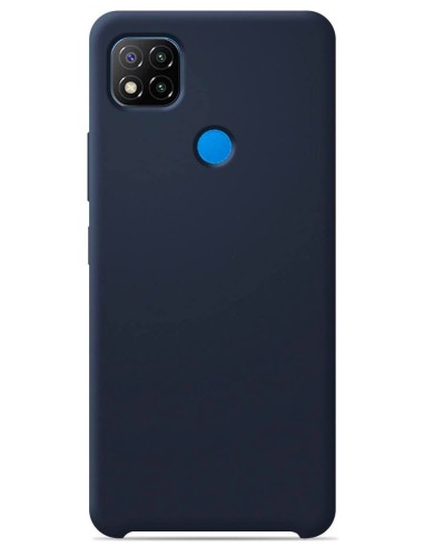 Coque en silicone Soft Touch Bleu nuit