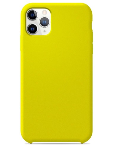 Coque en silicone Soft Touch Jaune