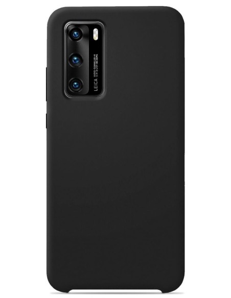 Coque en silicone Soft Touch Noir pour Huawei P40