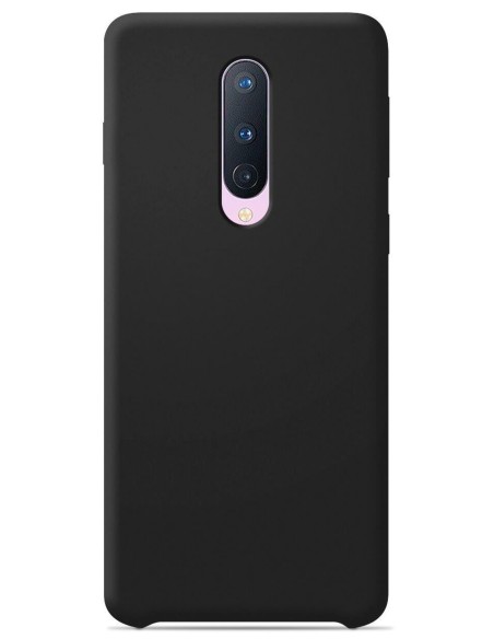 Coque en silicone Soft Touch Noir pour OnePlus 8