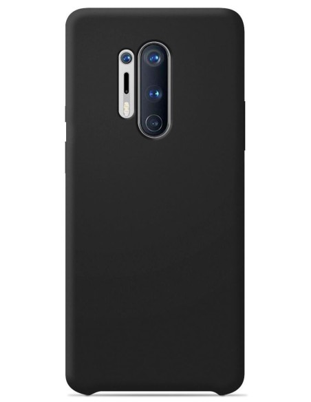 Coque en silicone Soft Touch Noir pour OnePlus 8 Pro