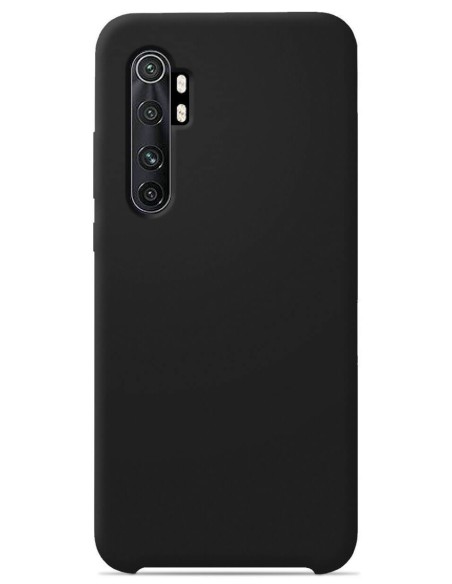 Coque en silicone Soft Touch Noir pour Xiaomi Mi Note 10 lite