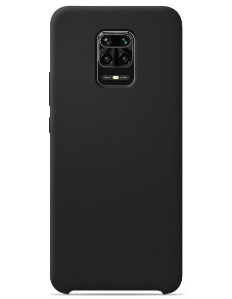 Coque en silicone Soft Touch Noir pour Xiaomi Redmi Note 9 Pro