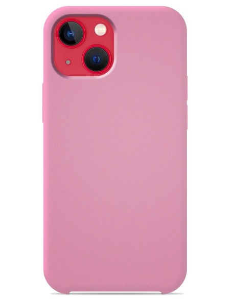 Coque en silicone Soft Touch Rose Bonbon pour Apple iPhone 13