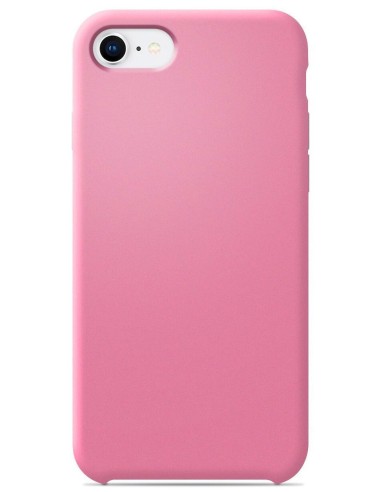 Coque en silicone Soft Touch Rose Bonbon