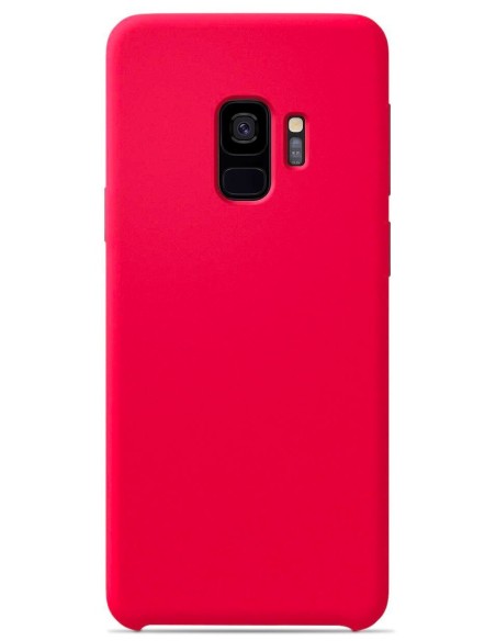 Coque en silicone Soft Touch Rose Flash pour Samsung Galaxy S9