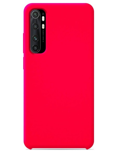 Coque en silicone Soft Touch Rose Flash pour Xiaomi Mi Note 10 lite