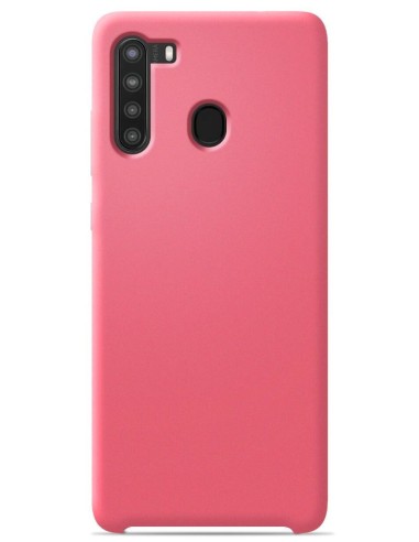 Coque en silicone Soft Touch Rose Saumon