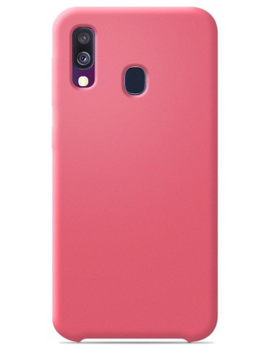 Coque en silicone Soft Touch Rose Saumon