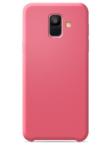 Coque en silicone Soft Touch Rose Saumon