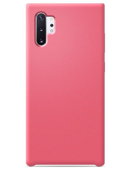 Coque en silicone Soft Touch Rose Saumon pour Samsung Galaxy Note 10 Plus