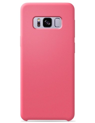 Coque en silicone Soft Touch Rose Saumon