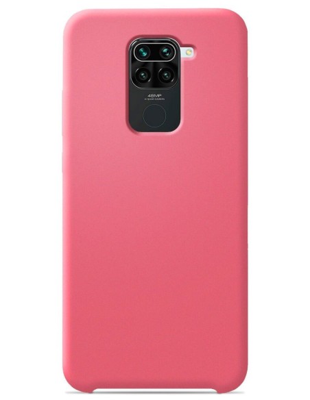 Coque en silicone Soft Touch Rose Saumon pour Xiaomi Redmi Note 9