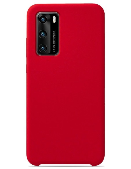 Coque en silicone Soft Touch Rouge pour Huawei P40