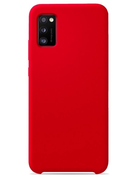 Coque en silicone Soft Touch Rouge pour Samsung Galaxy A41